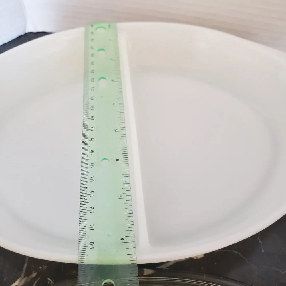 Pyrex Vintage 1960s Town and Country with lid Divided Casserole